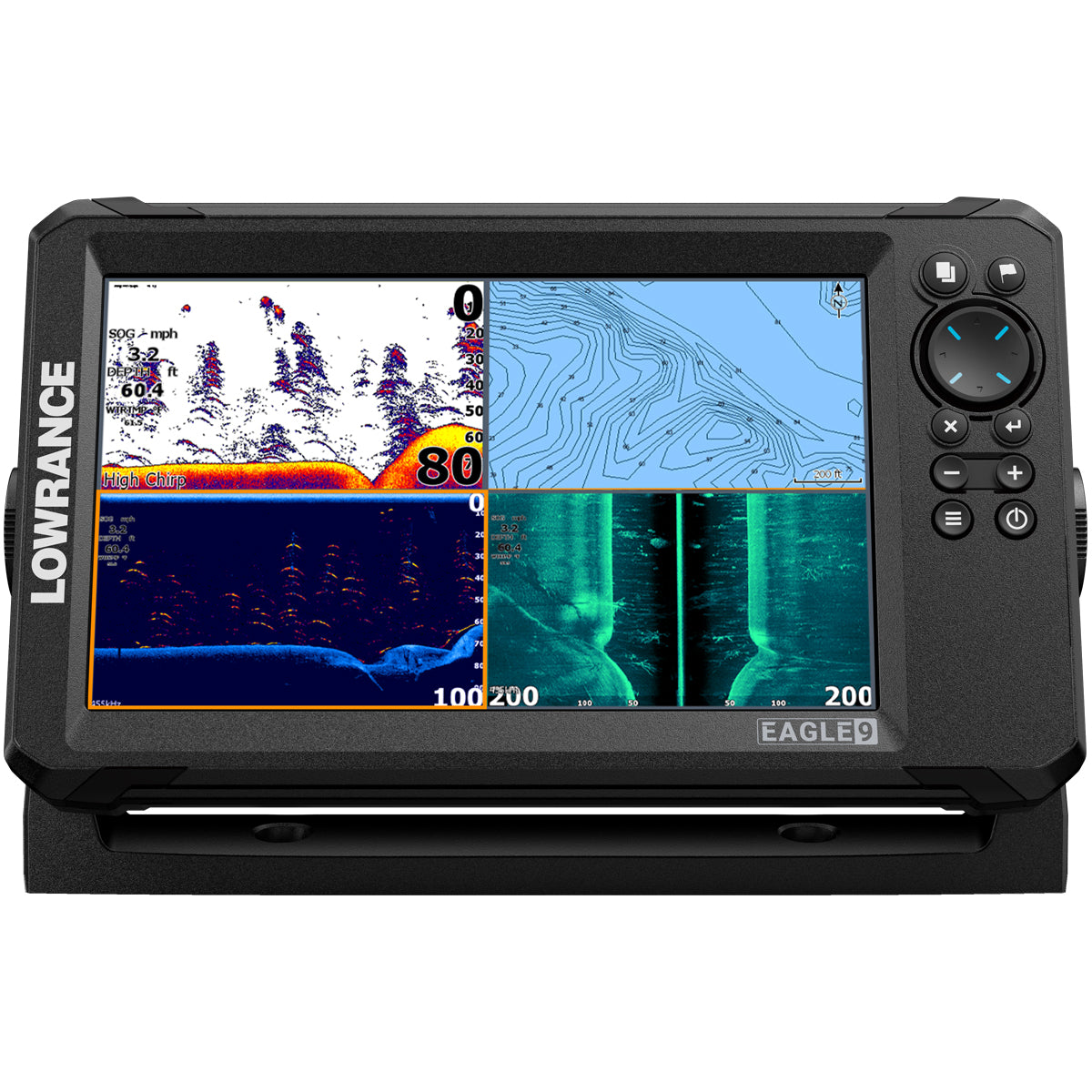 GPS Sonar Lowrance Eagle 9 Tripleshot HD ROW
