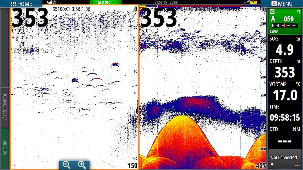 Módulo p/ Sonar Lowrance Simrad S5100 CHIRP 3kW