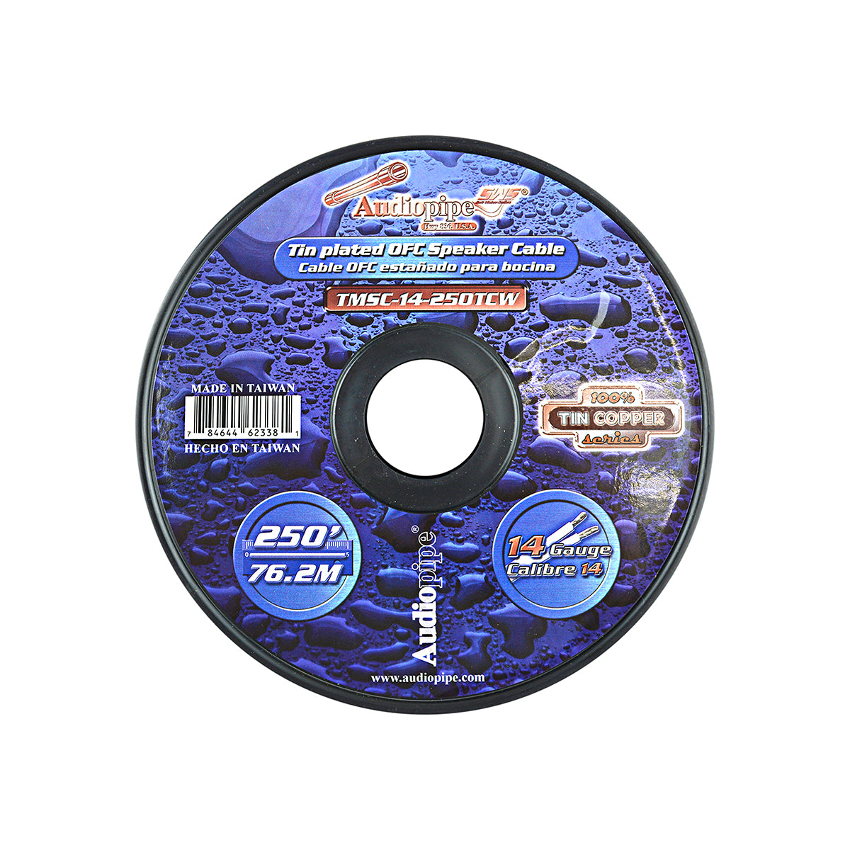 Cabo Paralelo Marítimo AudioPipe TMSC-14-250TCW Rolo 75m
