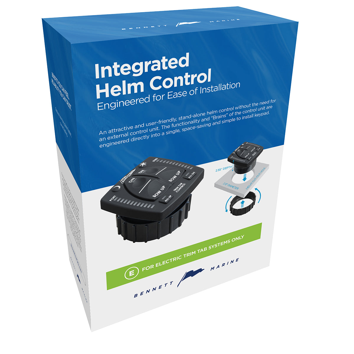 Botão/Controle com LED Indicador p/ Sistema de Flap Bennett BOLT OBI9000E