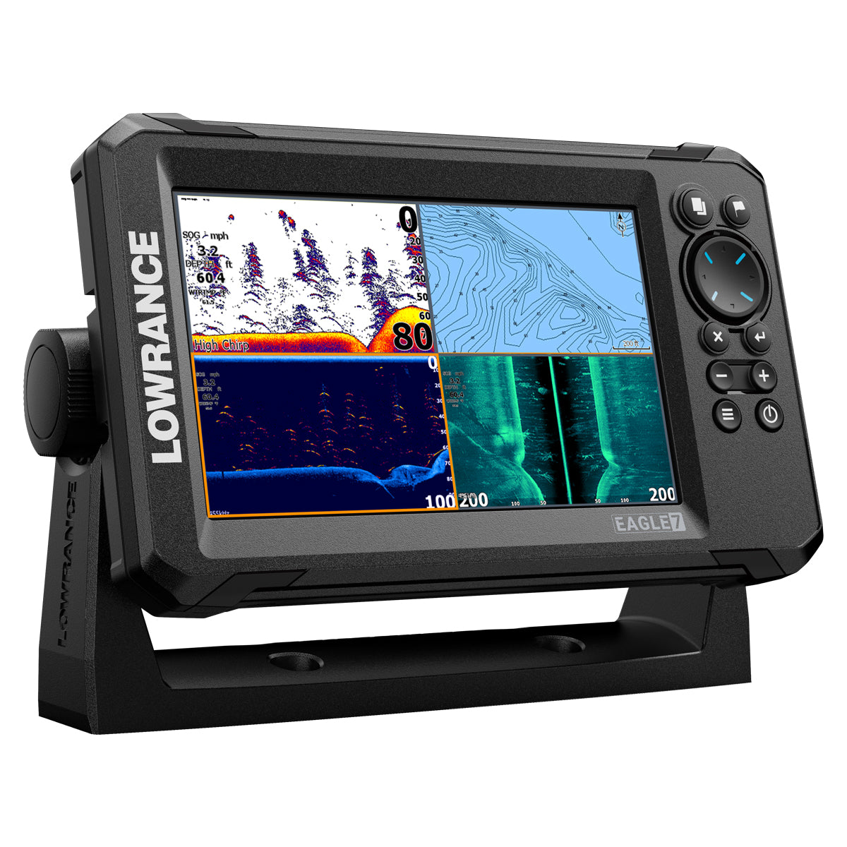 GPS Sonar Lowrance Eagle 7 Tripleshot HD ROW