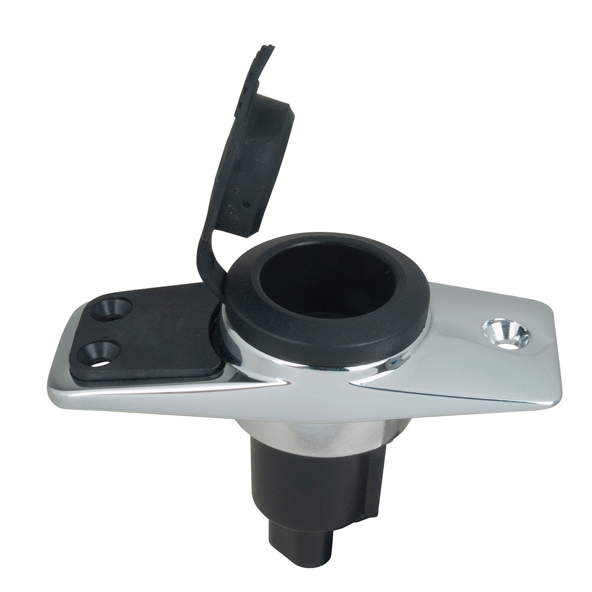 Base p/ Luz de Navegação Perko 1060PB0DP 2 Pinos Cromada