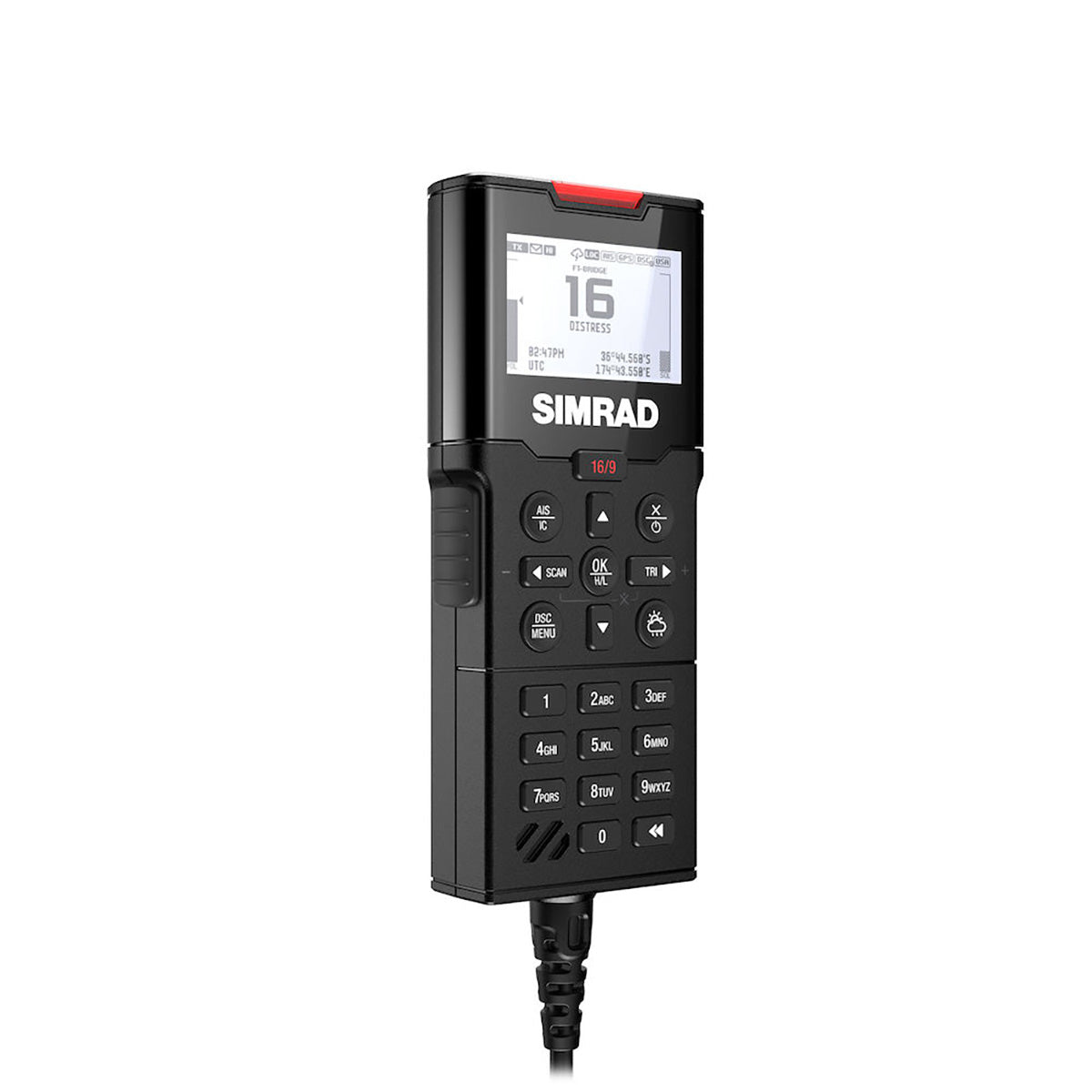 Handset c/ Fio p/ Rádio VHF Simrad HS100 RS100