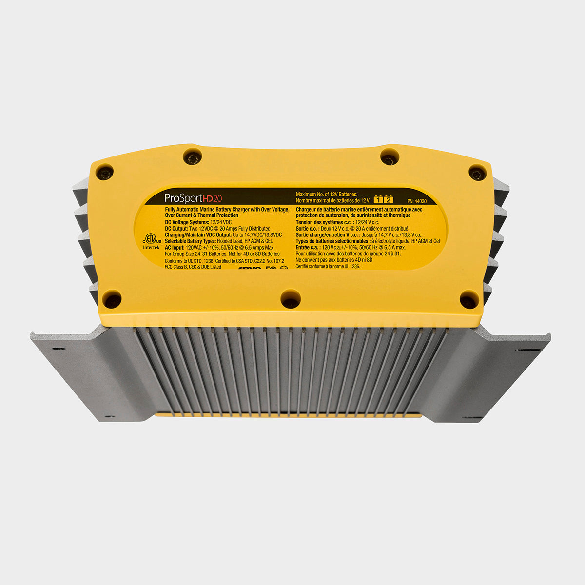 Carregador de Bateria Inteligente ProSportHD 20 Plus 12-36V