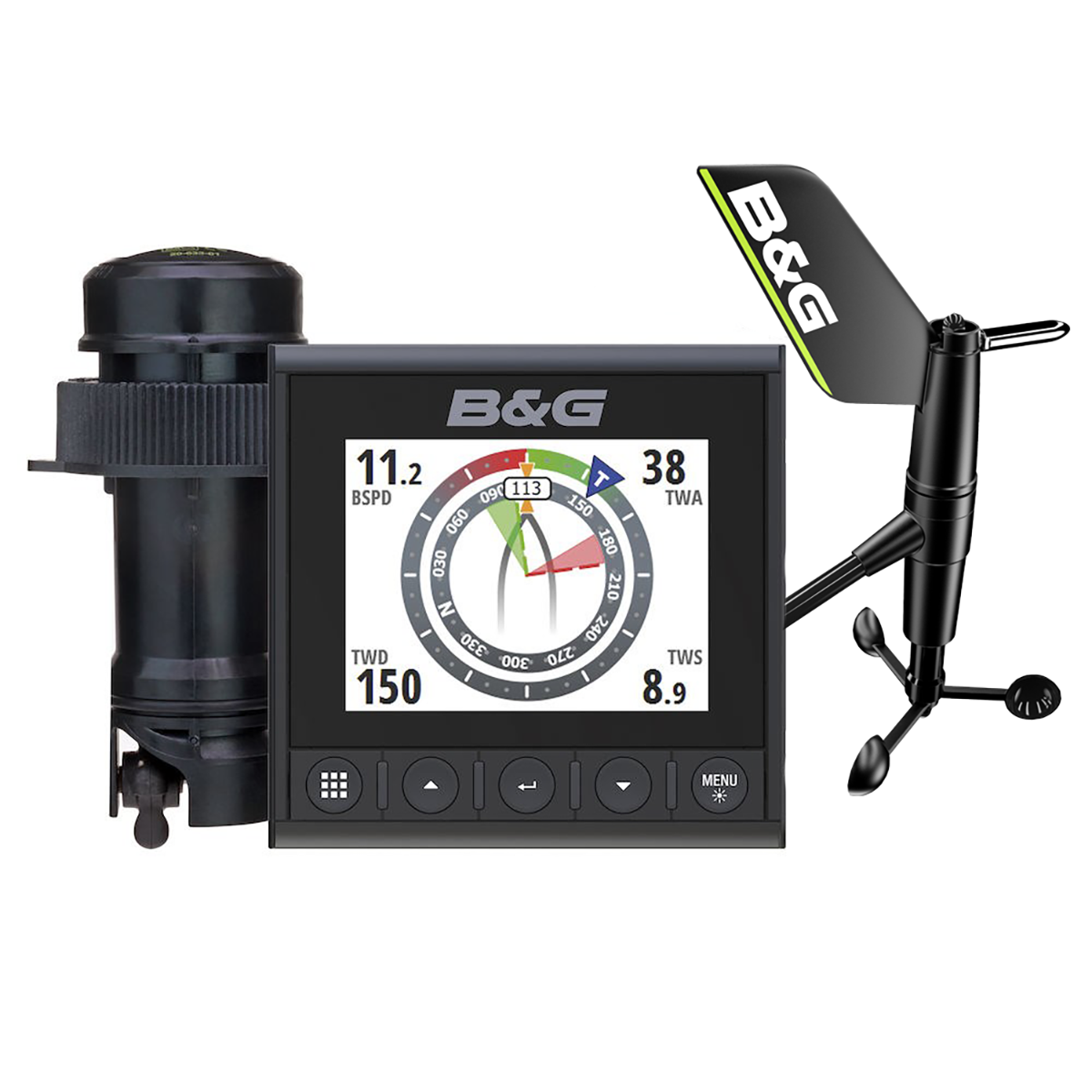 Pack Display Triton2 Transdutor e Sensor de Vento c/ Fio B&G