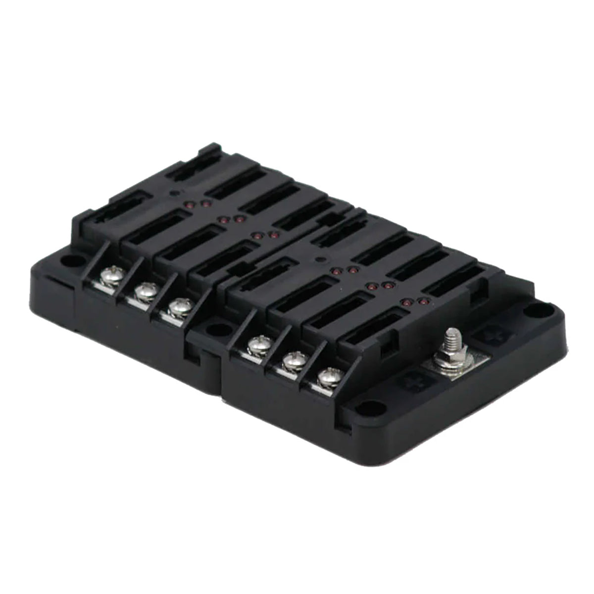 Porta Fusível Lâmina 12 Vias com LED Indicador e Tampa EGIS 8029B