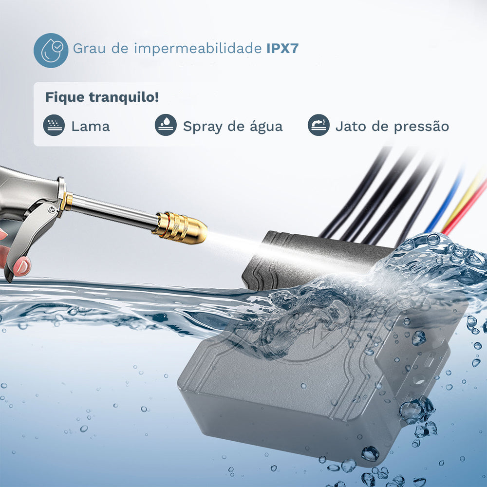 Receiver Marinizado Bluetooth 5.0 Audiopipe AP-BTM-1750IP