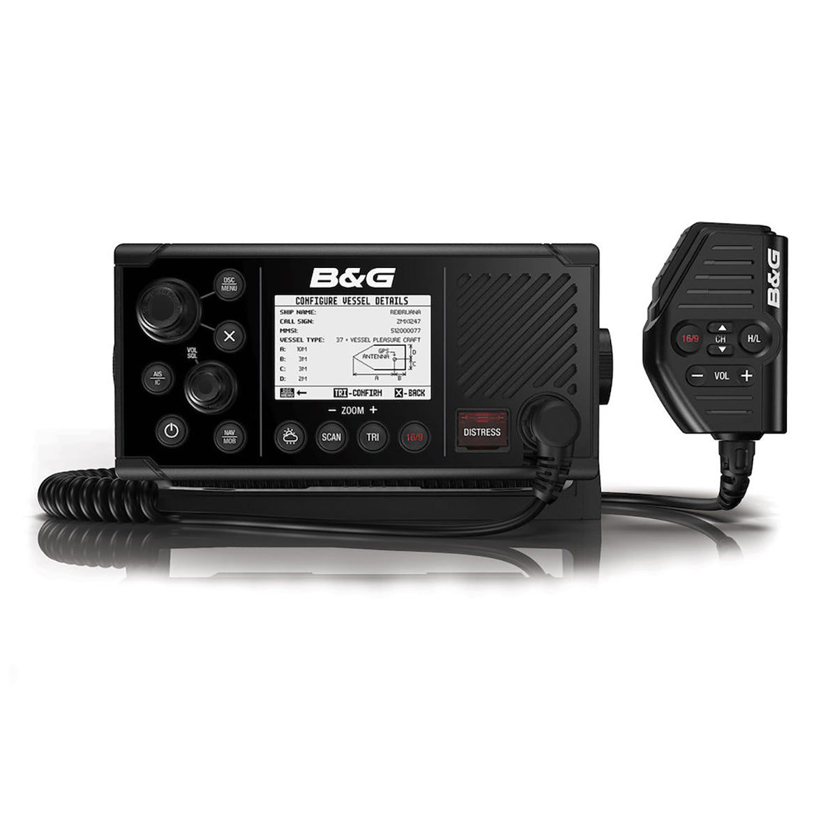 Rádio VHF Marítimo c/ AIS Classe B B&G V60-B