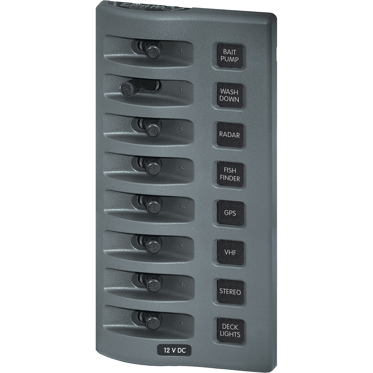 Painel Elétrico 8 Posições Blue Sea WeatherDeck 4309