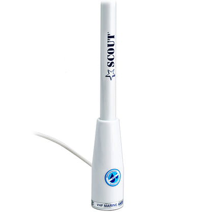 Antena VHF Marítima Scout KS-21 1.0m 3dB c/ Cabo