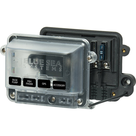 Caixa Porta Fusível A Prova D'água Blue Sea ST-Blade