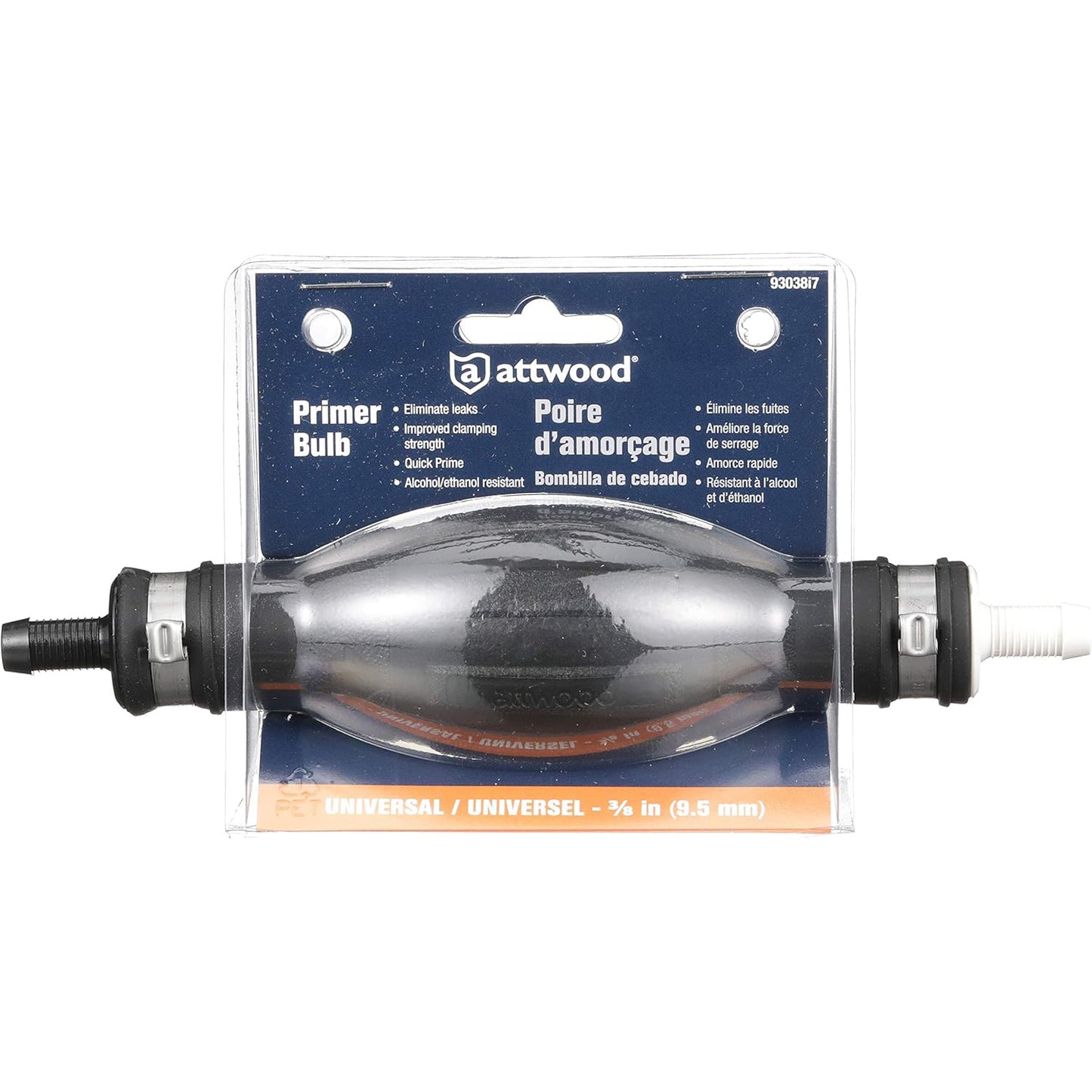Bulbo de Combustível (Pera) Attwood 93038I7 - 3/8" (9,5mm)