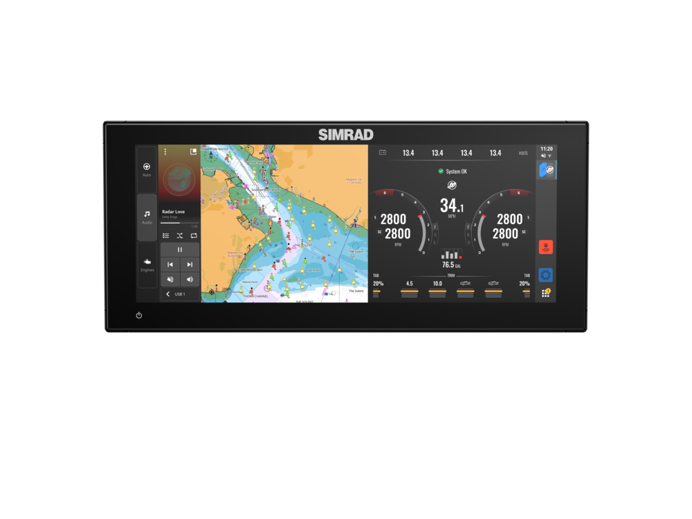 Display Simrad NSX 3012UW UltraWide c/ Active Imaging 3 in 1