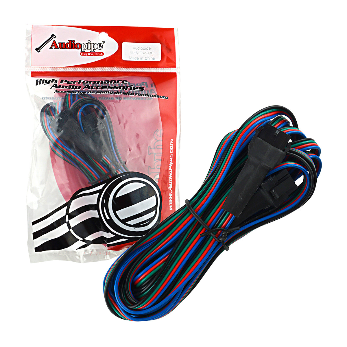 Cabo Extensão p/ LED AudioPipe NL-8LESP-EXT
