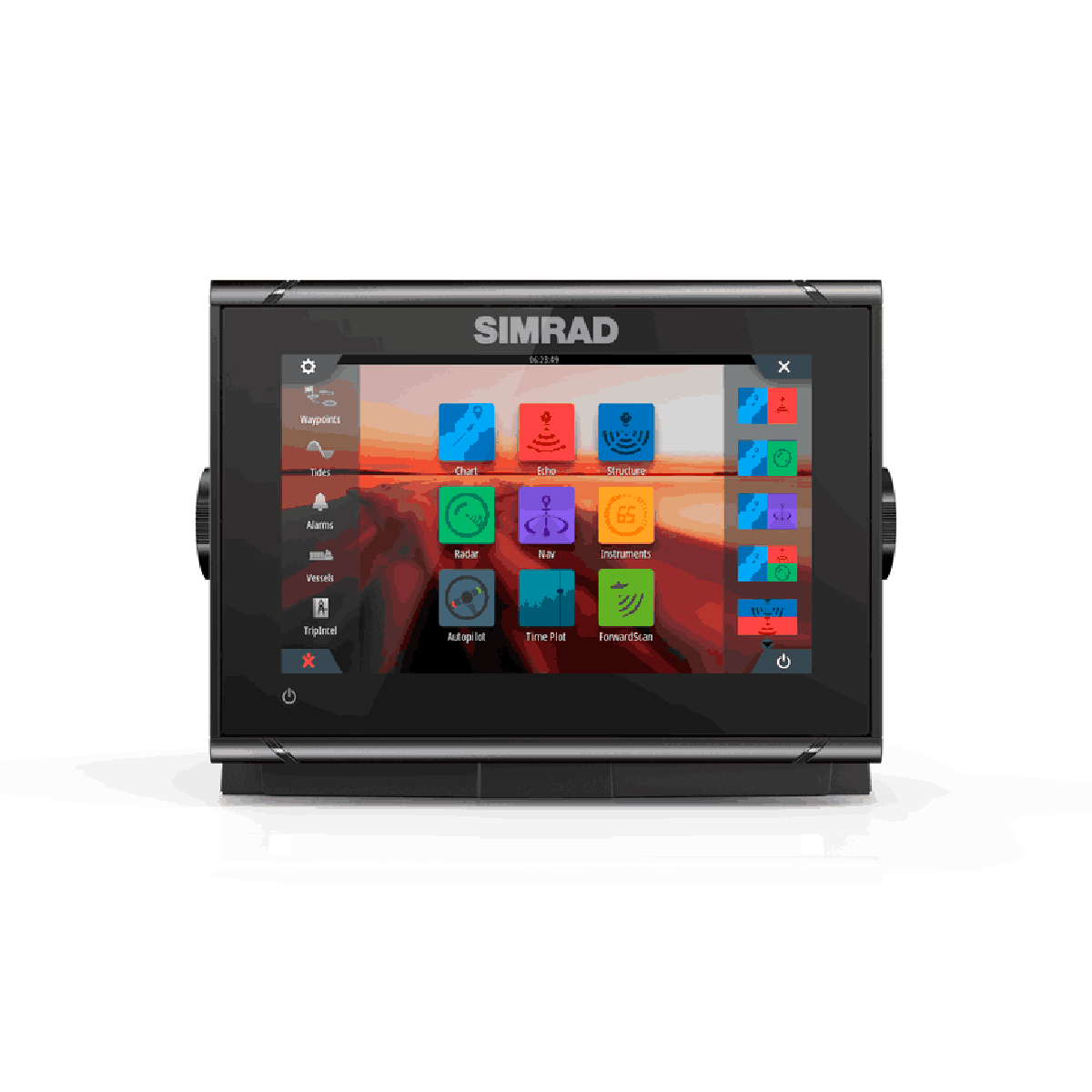 GPS Sonar Simrad GO7 XSR c/ Transdutor Active Imaging 3 in 1