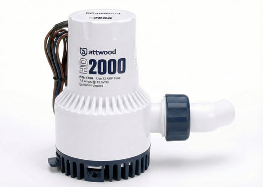 Bomba de Porão Heavy-Duty Attwood HD2000 2000 GPH 12V
