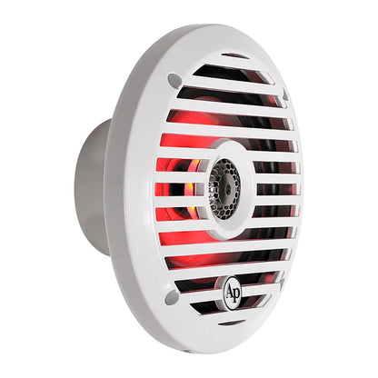 Alto Falante Marítimo 6.5 Pol Audiopipe APSW-654GL c/ LED PAR