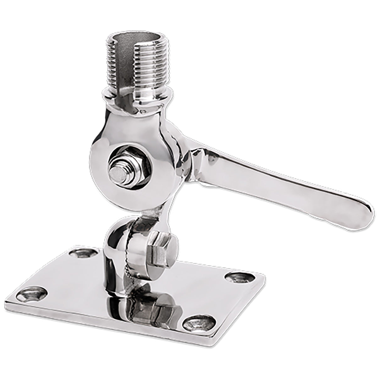 Suporte de Antena Marítima Scout PA-30 Aço Inox 316 Articulado