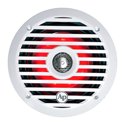 Alto Falante Marítimo 6.5 Pol Audiopipe APSW-654GL c/ LED PAR