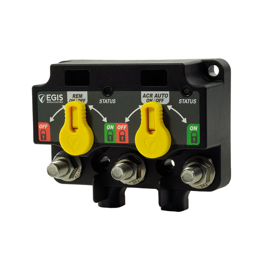 Relé de Carga Duplo (ACR) Programável 300A/500A EGIS XD 8720