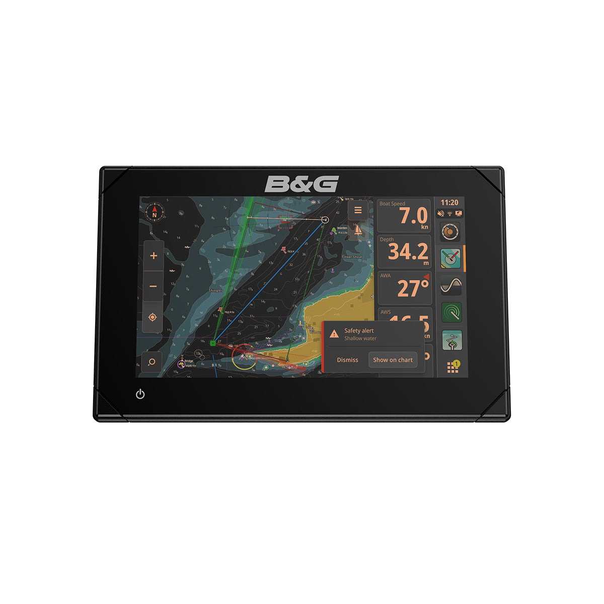 Chartplotter GPS B&G Zeus S 7 MFD World Basemap