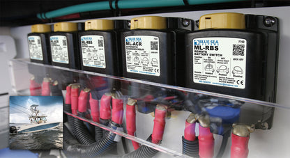 Chave Geral Remota c/ Ctrl. Manual Blue Sea ML-RBS 7700 12V