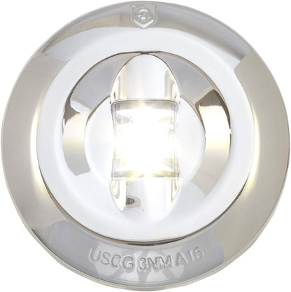 Luz de Popa Cortesia LED Inox Attwood 3 Milhas 6556 (3")