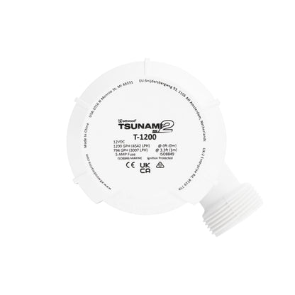 Bomba de Porão Manual Attwood Tsunami Mk2 T1200 1200 GPH 12V