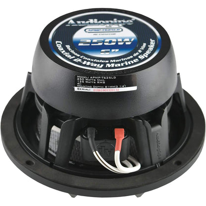 Alto Falante Marítimo 6 Pol c/ LED Audiopipe APMP-T625LD PAR