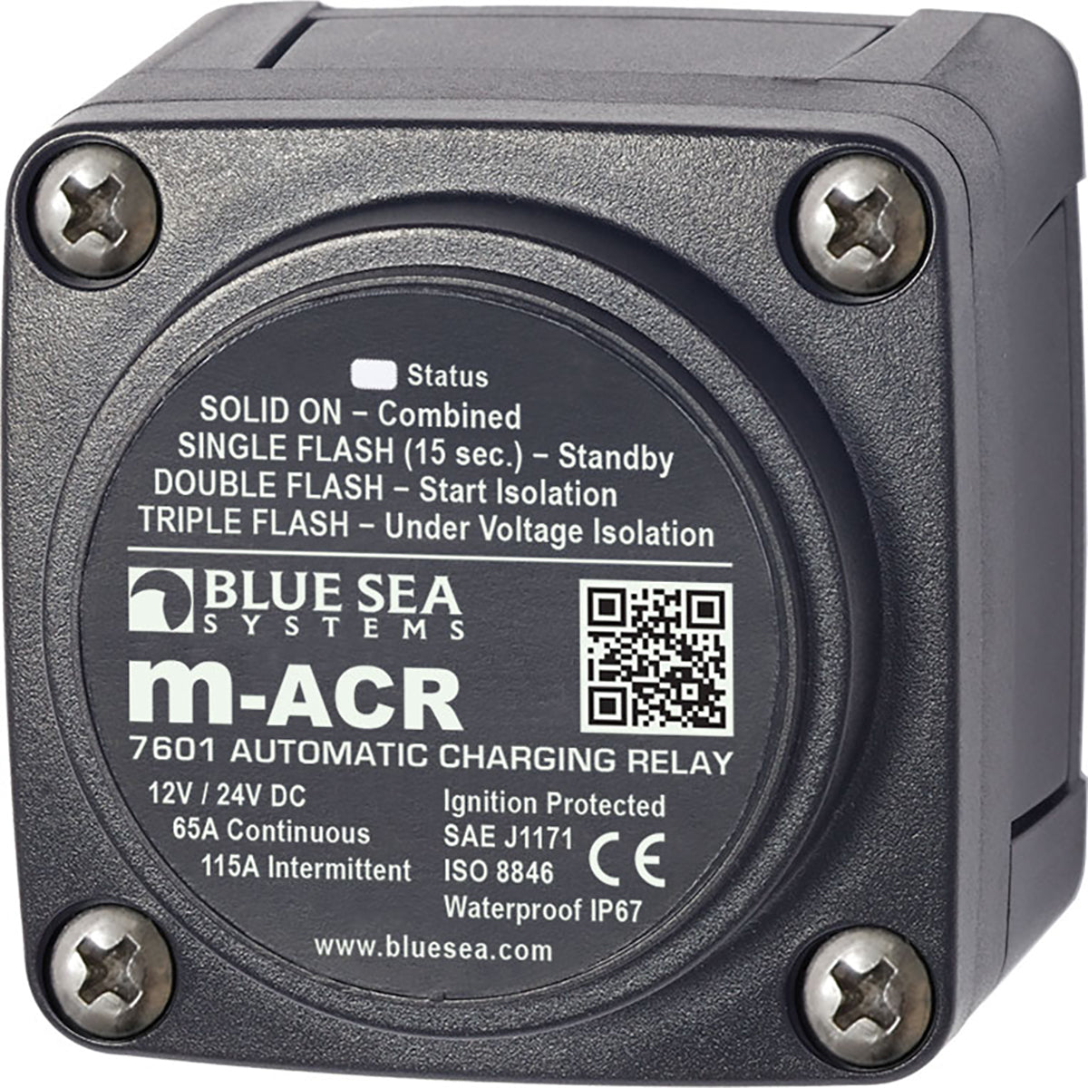 Relé de Carregamento Automático Blue Sea 7601 12/24V 65A
