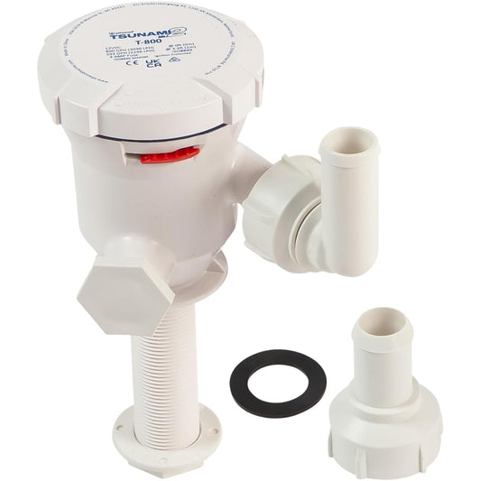 Bomba Aeradora Attwood Tsunami Mk2 T800 800 GPH 12V Thru-Hull