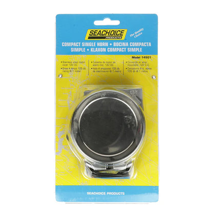 Buzina Elétrica Compacta Seachoice 12V c/ Capa de Inox 50-14501