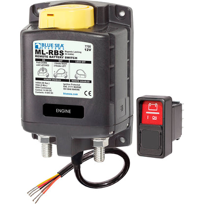 Chave Geral Remota c/ Ctrl. Manual Blue Sea ML-RBS 7700 12V