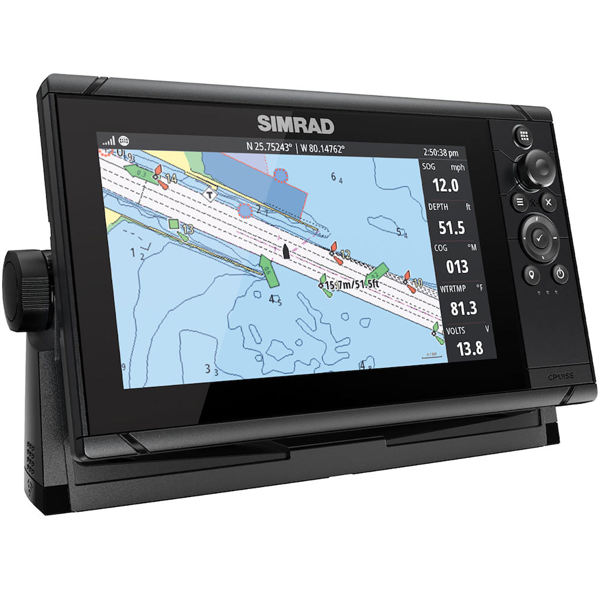 GPS Sonar Simrad Cruise 9 ROW c/ Transdutor 83/200