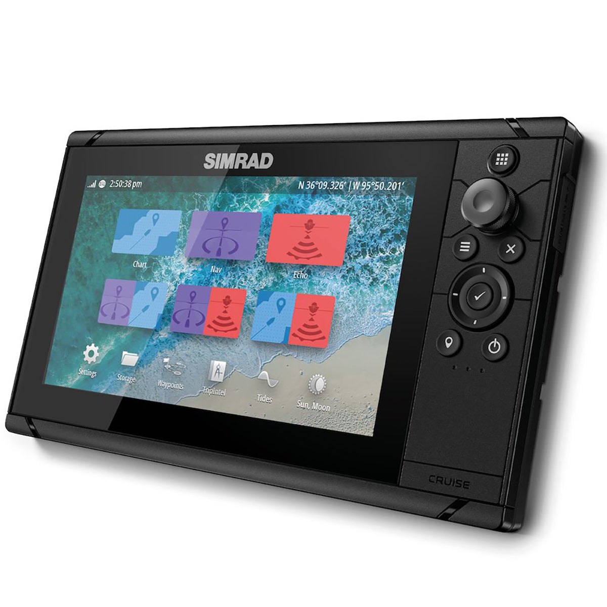 GPS Sonar Simrad Cruise 9 ROW c/ Transdutor 83/200