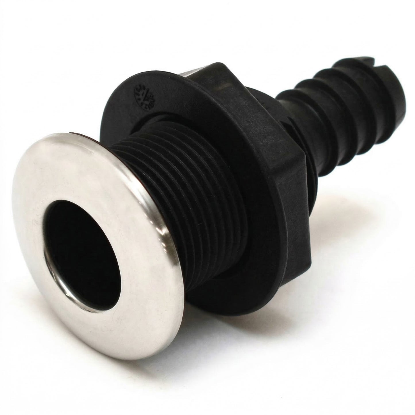 Saída de Costado c/ Capa de Inox Attwood 68554-1 3/4"