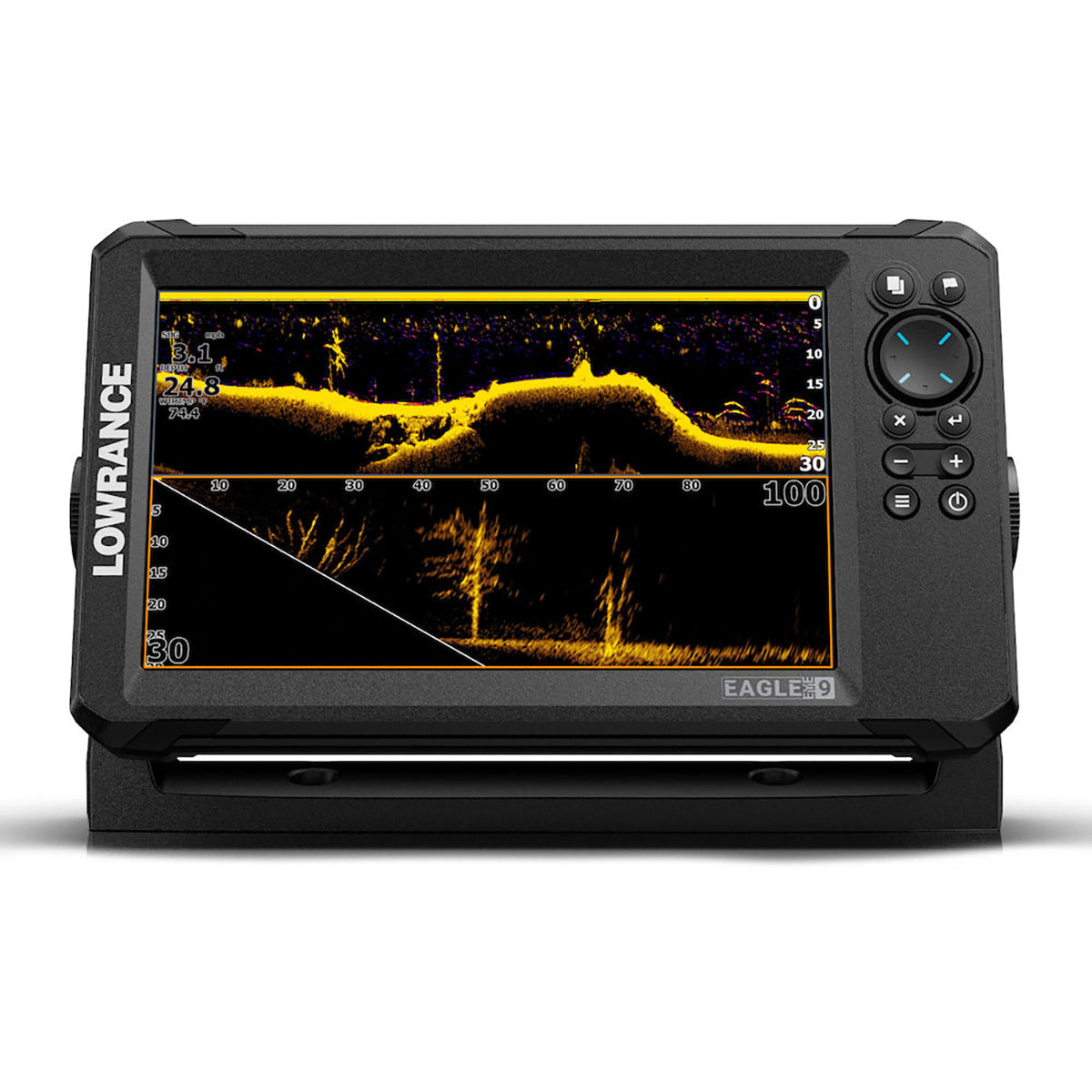 Gps Sonar Lowrance Eagle Eye-9 Live Row C/ Transdutor Live