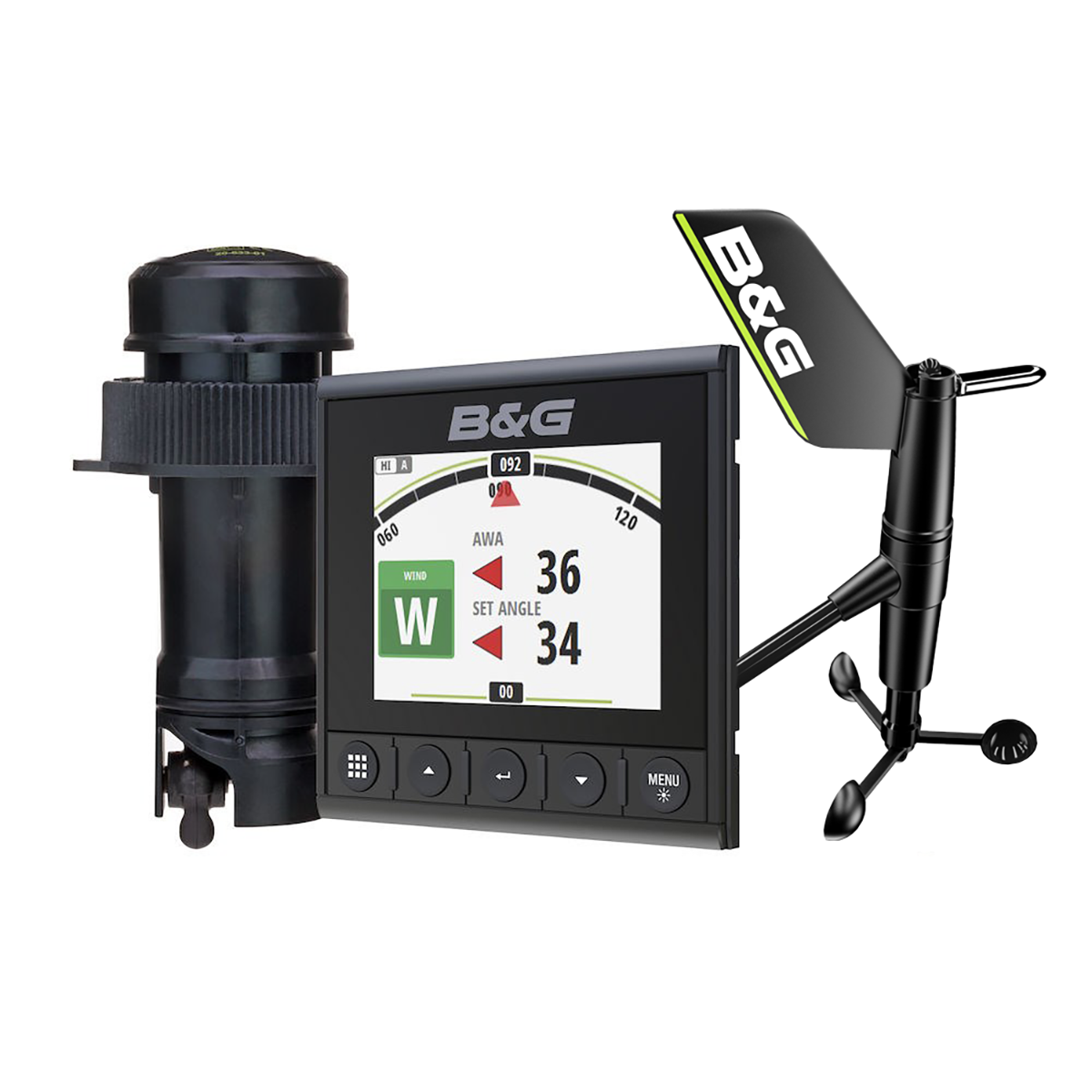 Pack Display Triton2 Transdutor e Sensor de Vento s/ Fio B&G