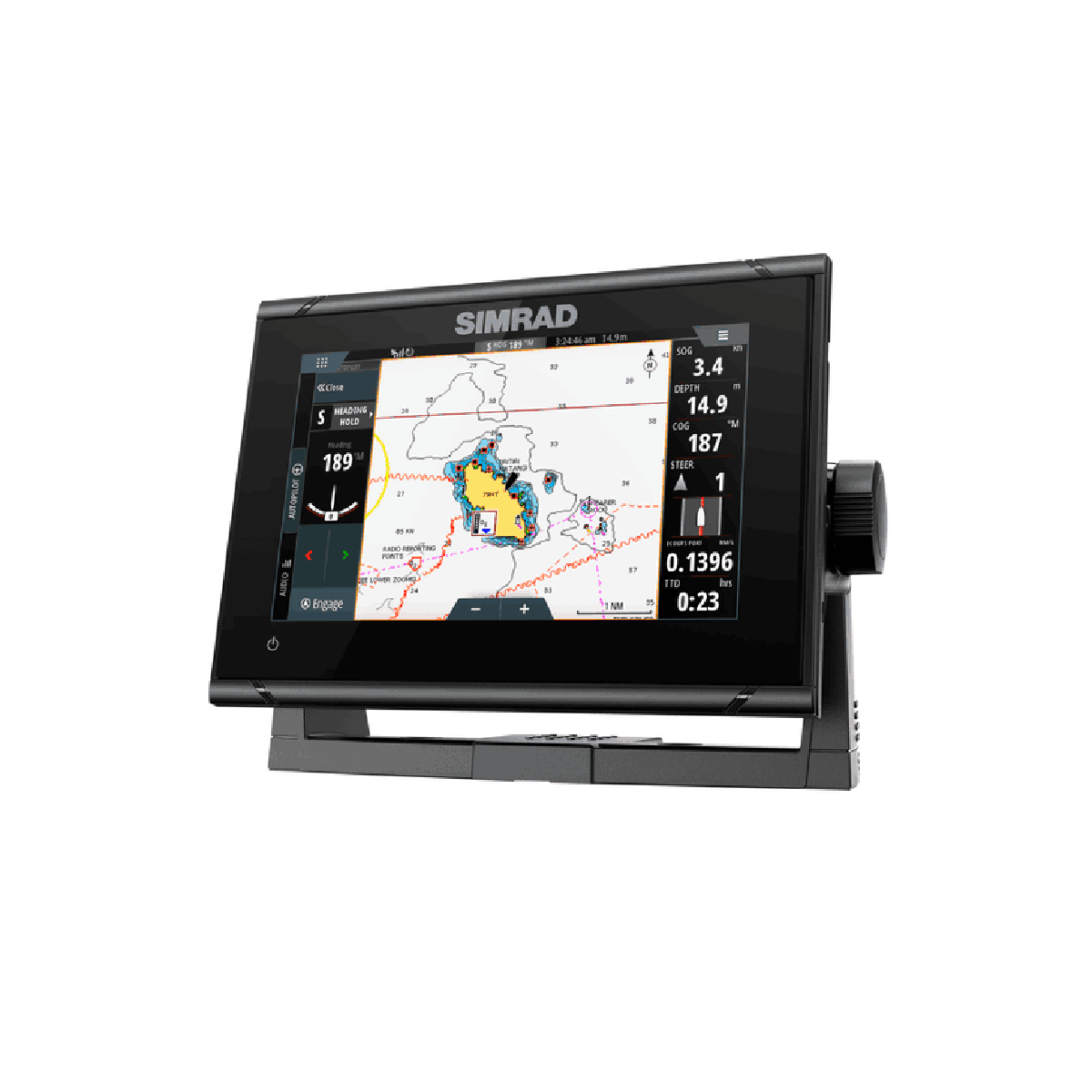 GPS Sonar Simrad GO7 XSR c/ Transdutor Active Imaging 3 in 1