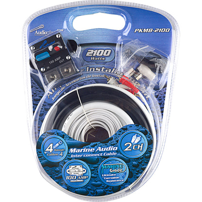 Kit Instalação p/ Amplificador Marítimo AudioPipe PKMB-2100