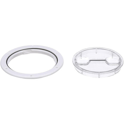 Tampa de Inspeção Twist Lock SeaChoice 4" c/ Tampa Transparente 50-39291