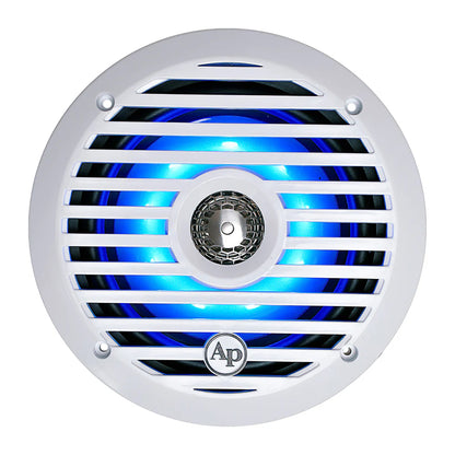 Alto Falante Marítimo 6.5 Pol Audiopipe APSW-654GL c/ LED PAR