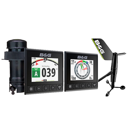 Pack 2 Displays c/ Transdutor e Sensor de Vento B&G