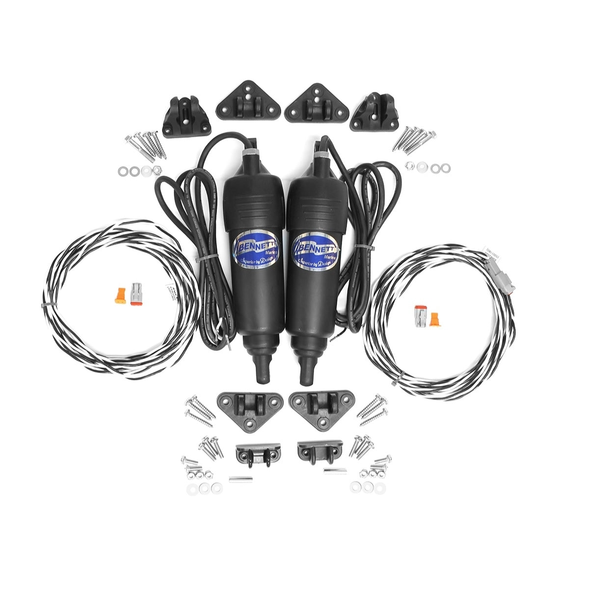 Kit Atuadores Elétricos p/ Sistema de Flap Bennett Bolt (Par)