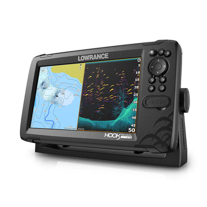 GPS Sonar Lowrance Hook Reveal 9 TripleShot c/ Transdutor