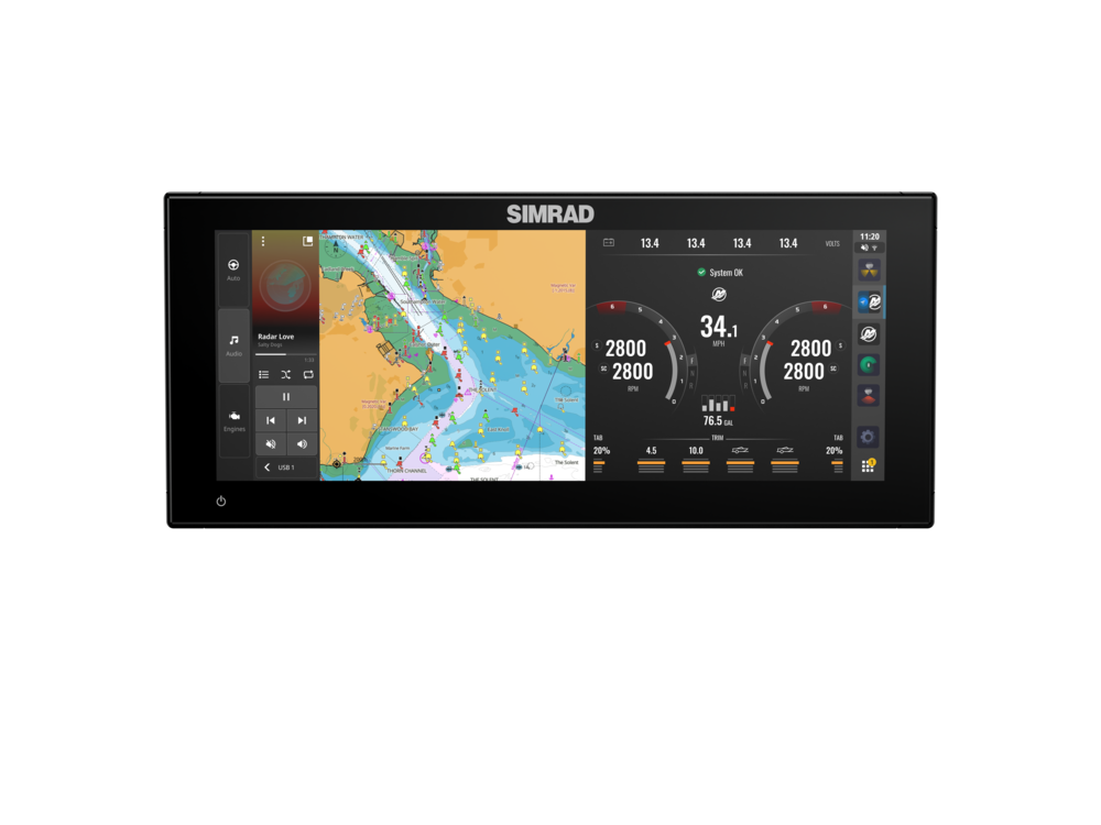Display Simrad NSX 3012UW UltraWide c/ Active Imaging 3 in 1