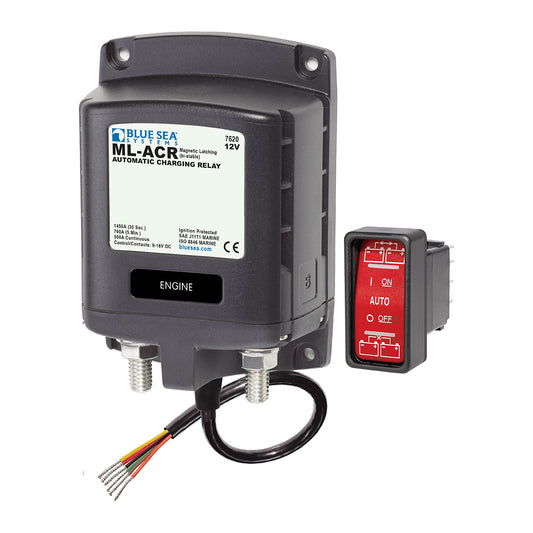 Relé de Carregamento Automático Blue Sea 7620 ML-ACR 500A