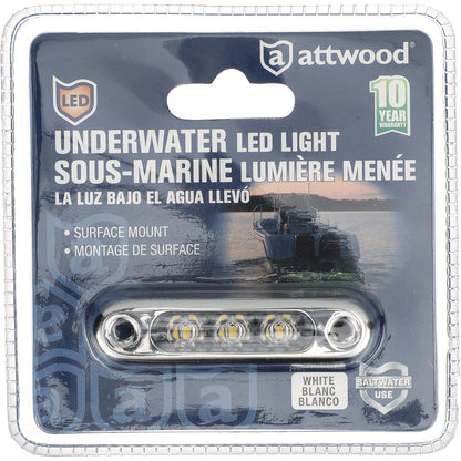 Luz de LED Subaquática Cortesia Attwood 6343SS7 Inox Branca