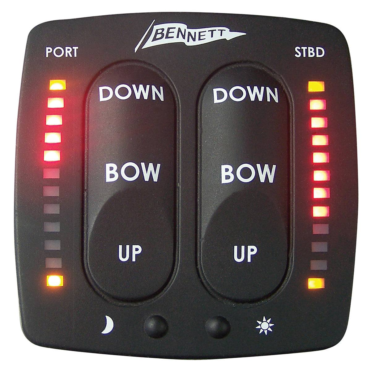 Botão/Controle com LED Indicador p/ Sistema de Flap Hidráulico Bennett EIC001