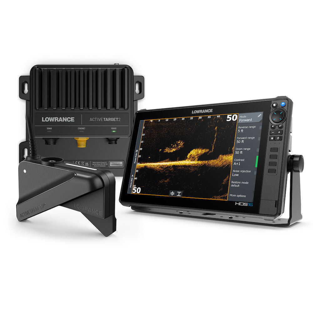 Kit Live Sonar Lowrance ActiveTarget 2 XL c/ Módulo, Transdutor e Cabos